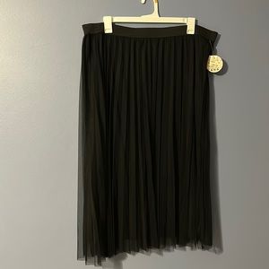 Black tulle skirt